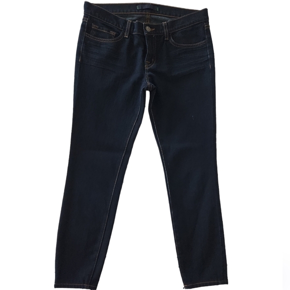 J Brand Jett Low Rise Skinny Leg Jean In Dark Blue - Picture 2 of 7